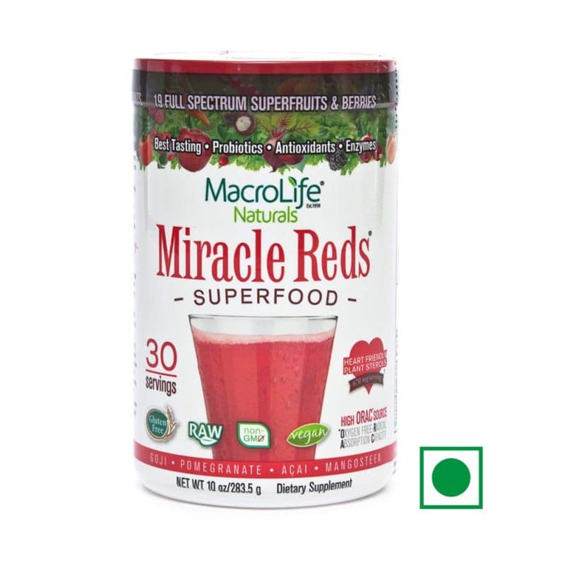 Red Superfood Supplement MacroLife Naturals Miracle Reds 10oz