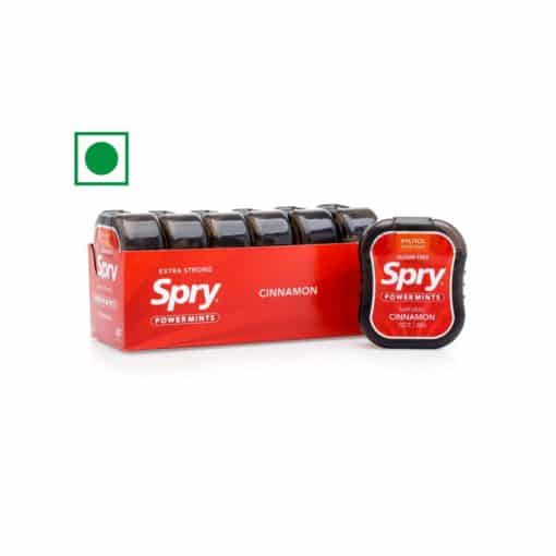 Xlear - Spry Extra Strong Xylitol Power Mints Cinnamon