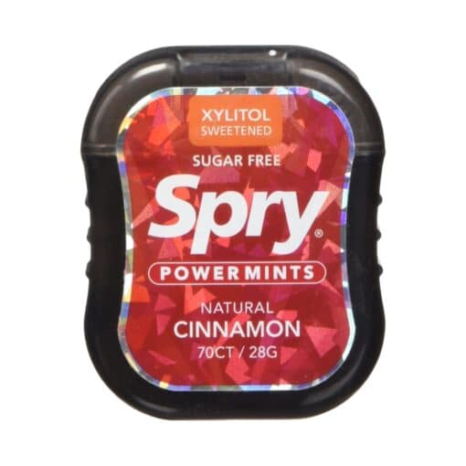 Xlear - Spry Extra Strong Xylitol Power Mints Cinnamon 70 Mint(S)