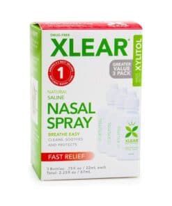 Xlear Natural Saline Nasal Spray With Xylitol.75 Fl Oz (3 Pack)
