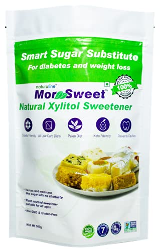MorSweet Xylitol Natural Sugarfree Sweetener 500gm Bag