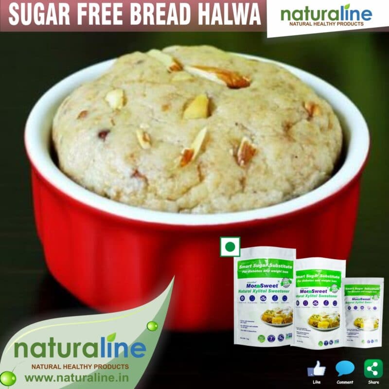 Sugar Free Bread Halwa