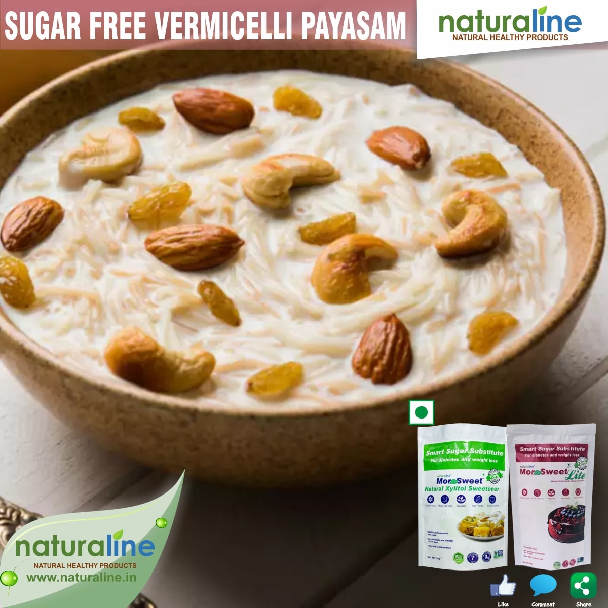 Sugar Free Vermicelli Payasam - Naturaline Nutraceuticals in India