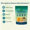 Naturaline XyloPure Xylitol – Natural Sugar Substitute 200g | Diabetic friendly sugar | Keto Diet Natural sweetener | Low Glycemic Index | Xylitol Sweetener | Weight loss | Smart Sugar Substitute for diabetic control | Table top Sweetener for Diabetes | Diabetic Sugar | 100% Pure, - Image 4